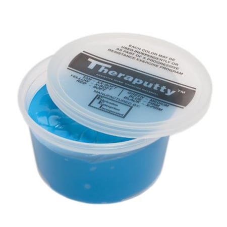Fabrication Enterprises 10-0921 Cando Theraputty Exercise Material; Blue - Firm 10-0921